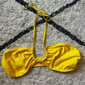 Yellow bikini top